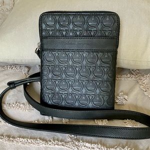 Salvatore Ferragamo Embossed Cross Body Bag